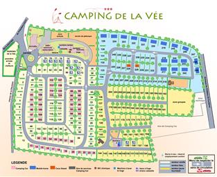 Plan du Camping